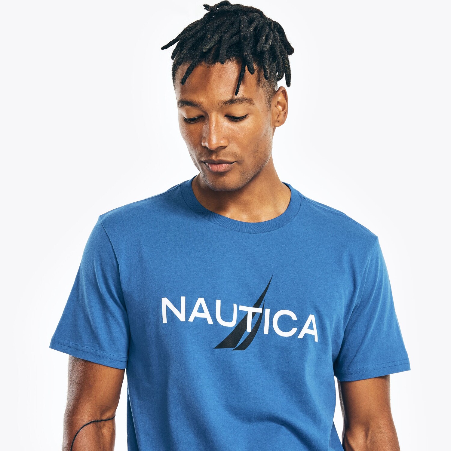 Мужская футболка для сна с логотипом Nautica, цвет Bright Cobalt
Мужская футболка для сна с логотипом Nautica, цвет Bright Cobalt