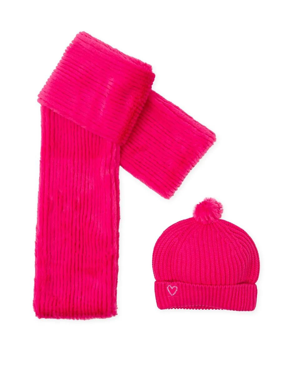 Комплект из шапочки и шарфика для девочки с помпоном Agatha Ruiz de la Prada, розовый
Комплект из шапочки и шарфика для девочки с помпоном Agatha Ruiz de la Prada, розовый