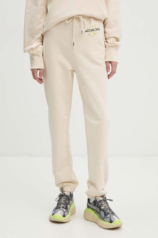 Хлопковые спортивные штаны Moschino Jeans, бежевый
Хлопковые спортивные штаны Moschino Jeans, бежевый