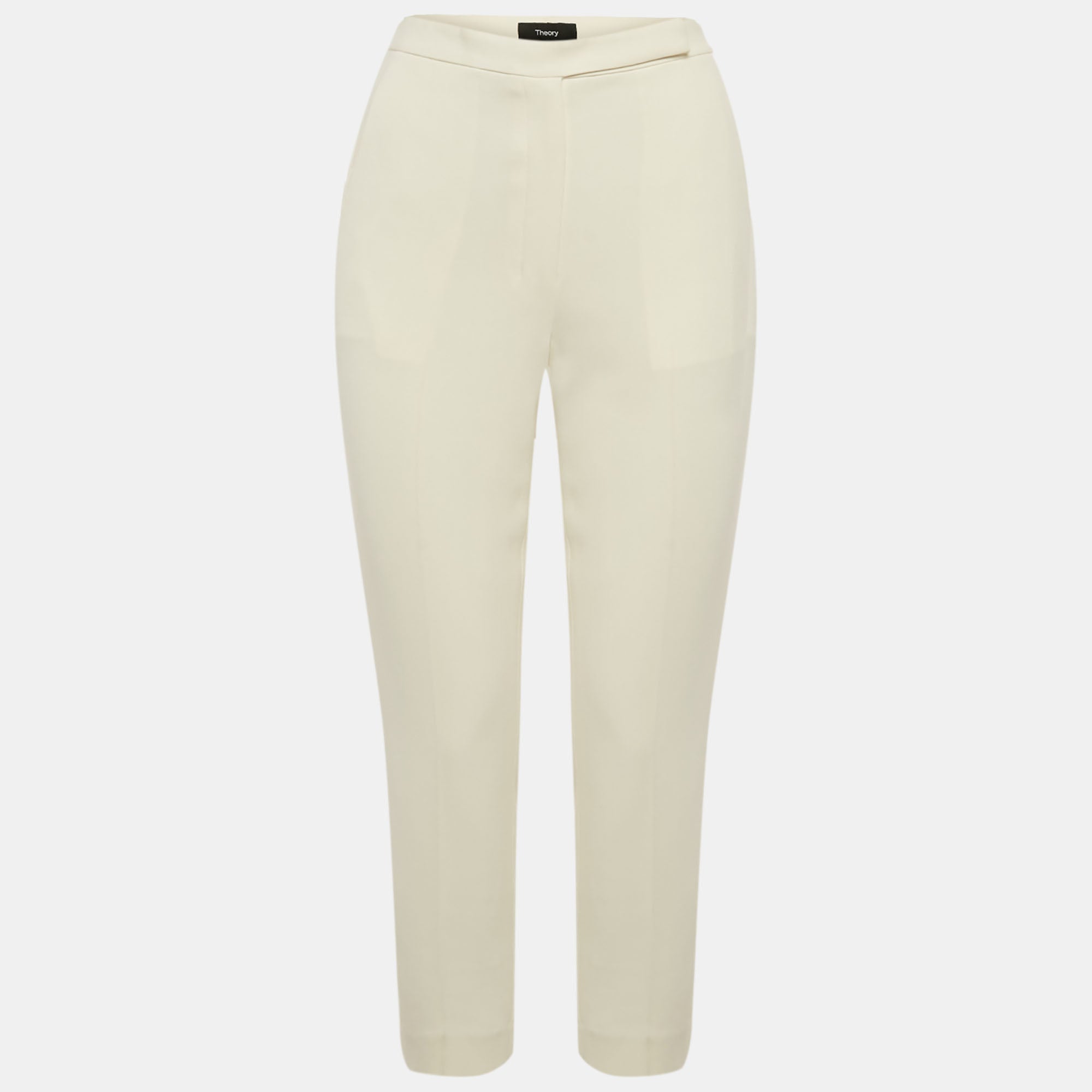 Укороченные брюки Theory Rice White Admiral Crepe с высокой талией и зауженным кроем
Укороченные брюки Theory Rice White Admiral Crepe с высокой талией и зауженным кроем