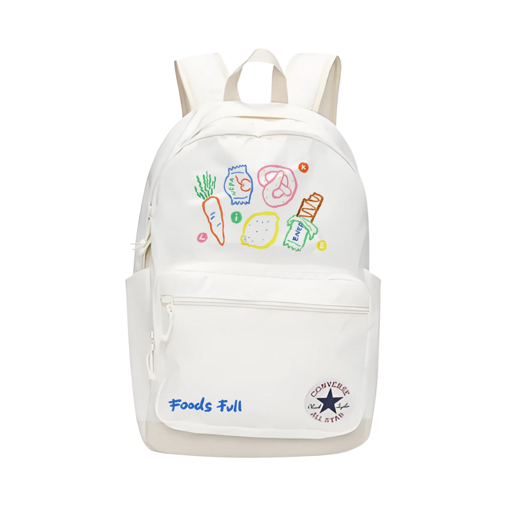 Converse Полиэстеровый рюкзак обычный унисекс белый, Dessert Enthusiast
Converse Полиэстеровый рюкзак обычный унисекс белый, Dessert Enthusiast