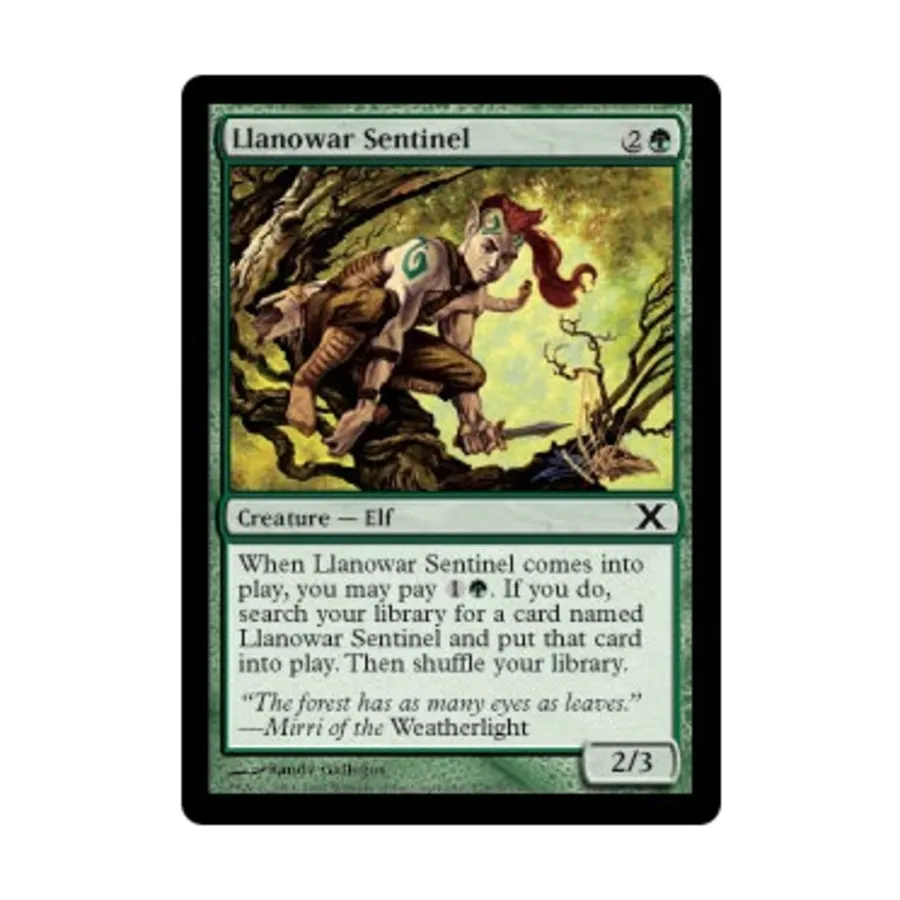 CCG Ллановар Сентинел (К), MTG - 10th Edition
CCG Ллановар Сентинел (К), MTG - 10th Edition
