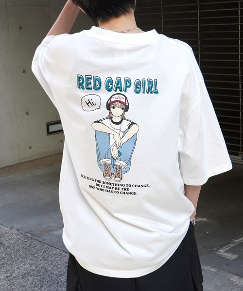 Футболка с коротким рукавом унисекс, приталенная, оверсайз, с принтом спереди и сзади Red Cap Girl
Футболка с коротким рукавом унисекс, приталенная, оверсайз, с принтом спереди и сзади Red Cap Girl