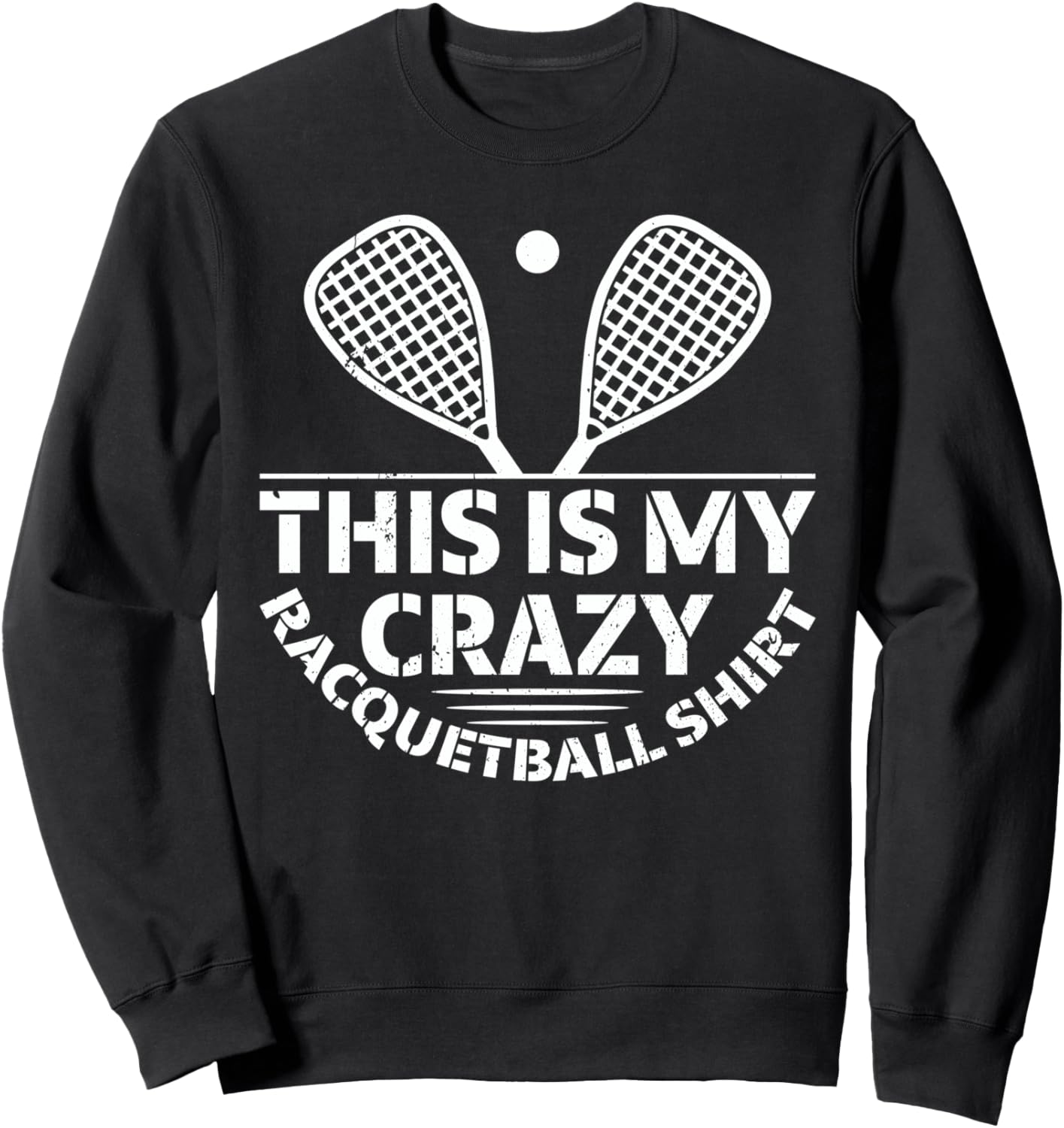 Это моя сумасшедшая толстовка и толстовка с символикой ракетбола Funny Racquetball Sport Racquetball Player, черный
Это моя сумасшедшая толстовка и толстовка с символикой ракетбола Funny Racquetball Sport Racquetball Player, черный