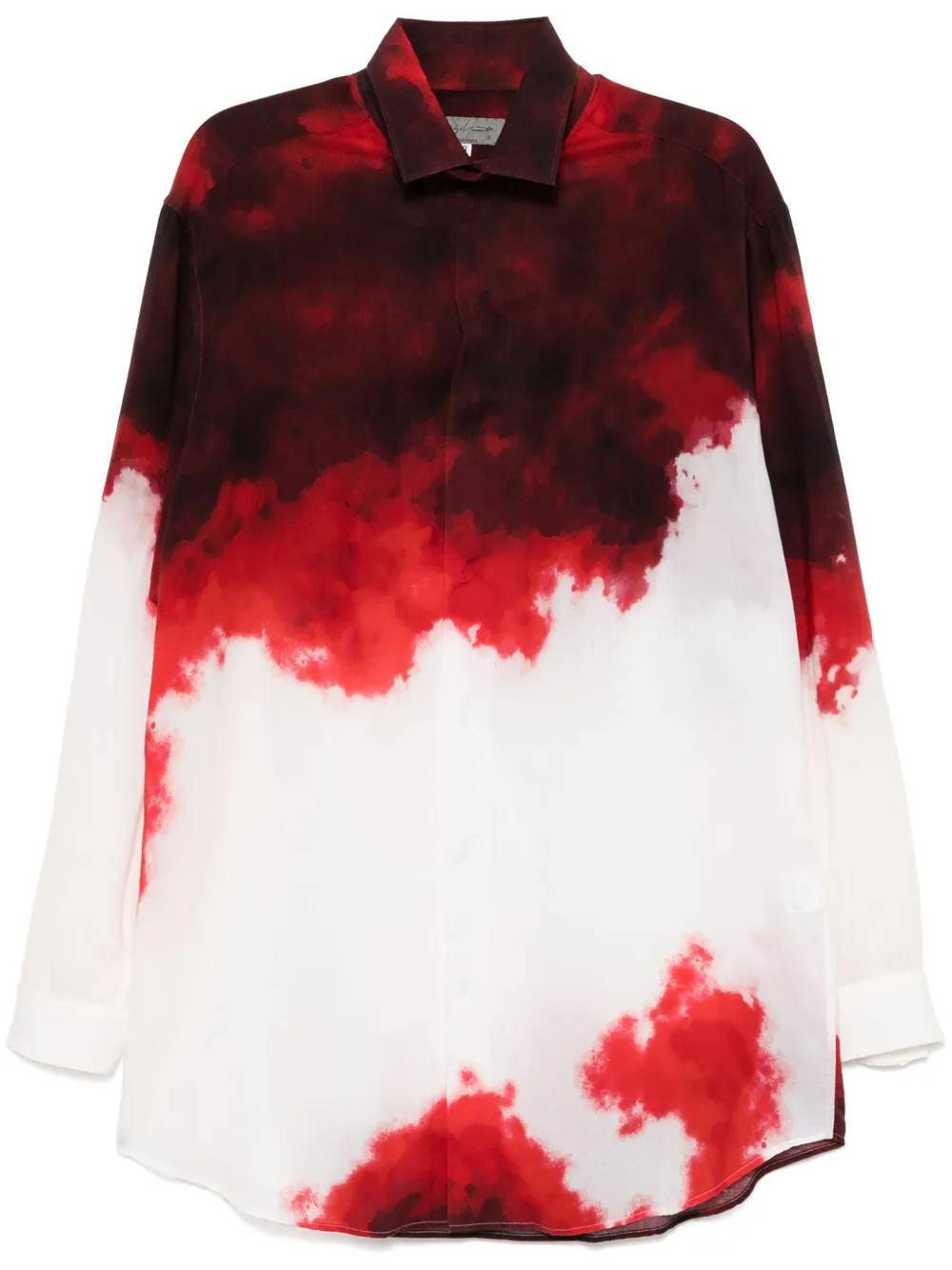 Рубашка с графичным принтом Yohji Yamamoto, красный
Рубашка с графичным принтом Yohji Yamamoto, красный