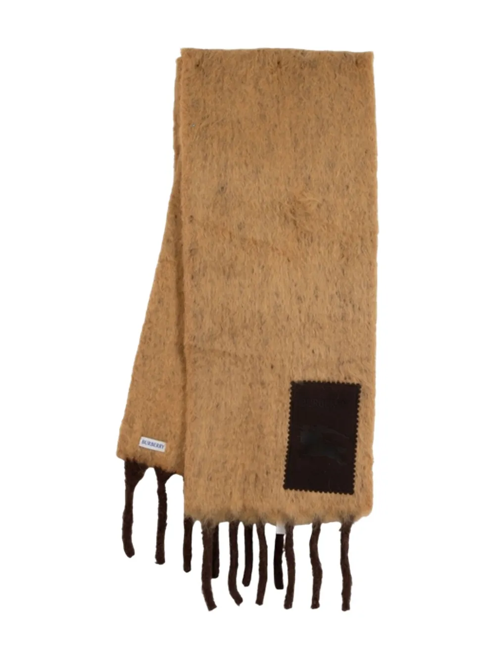 Шарф из ворсистой шерсти с нашивкой BURBERRY, коричневый
Шарф из ворсистой шерсти с нашивкой BURBERRY, коричневый