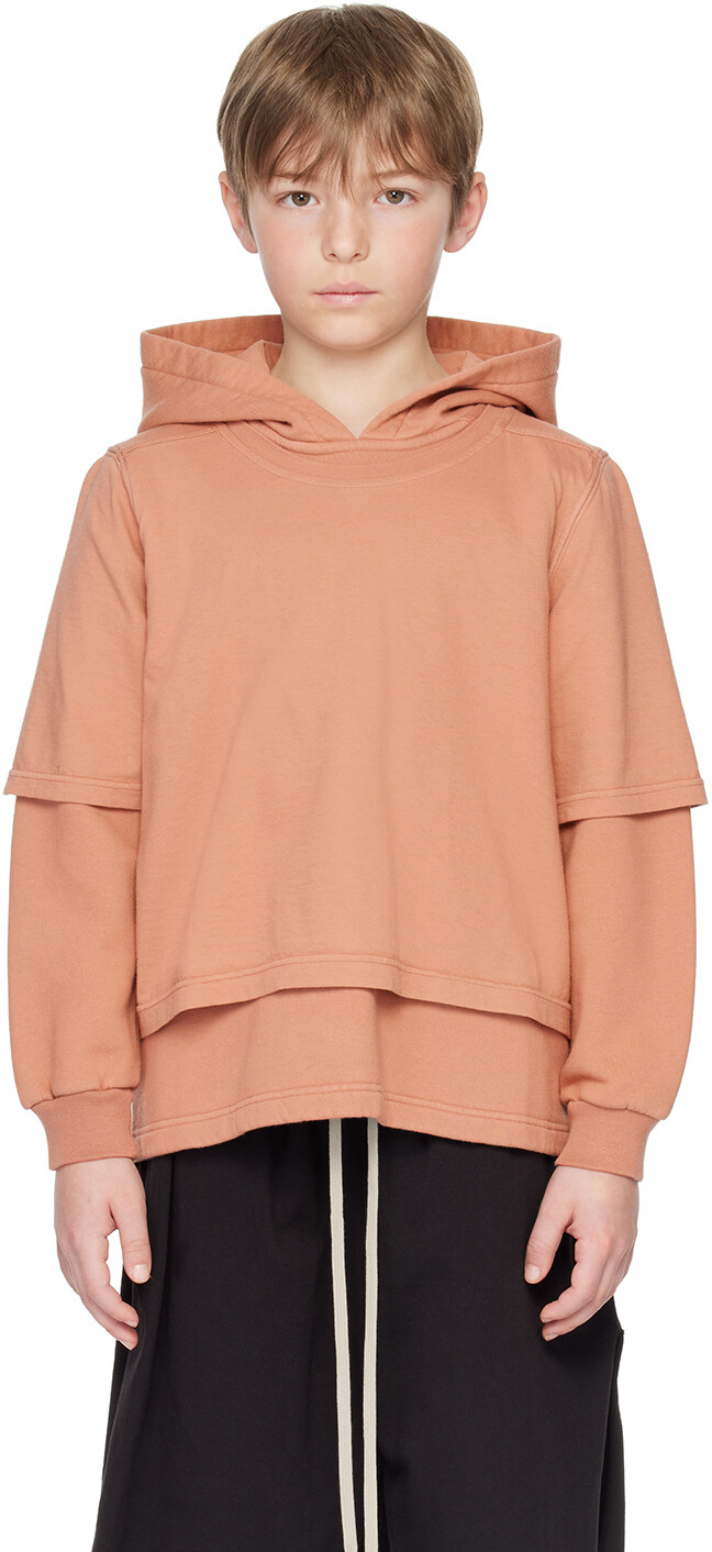 Толстовка Kids Pink Hustler Темно-розовый Rick Owens 
Толстовка Kids Pink Hustler Темно-розовый Rick Owens