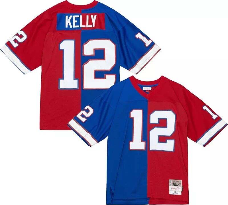 Мужская майка Mitchell & Ness Buffalo Bills Jim Kelly № 12 1990 года, разделенная возвратом
Мужская майка Mitchell & Ness Buffalo Bills Jim Kelly № 12 1990 года, разделенная возвратом