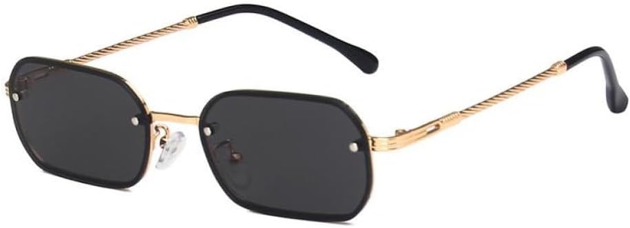 Модные маленькие прямоугольные солнцезащитные очки в металлической оправе для женщин, винтажные квадратные солнцезащитные очки с защитой от УФ-излучения UV400 WQFFQWK, 2
Модные маленькие прямоугольные солнцезащитные очки в металлической оправе для женщин, винтажные квадратные солнцезащитные очки с защитой от УФ-излучения UV400 WQFFQWK, 2