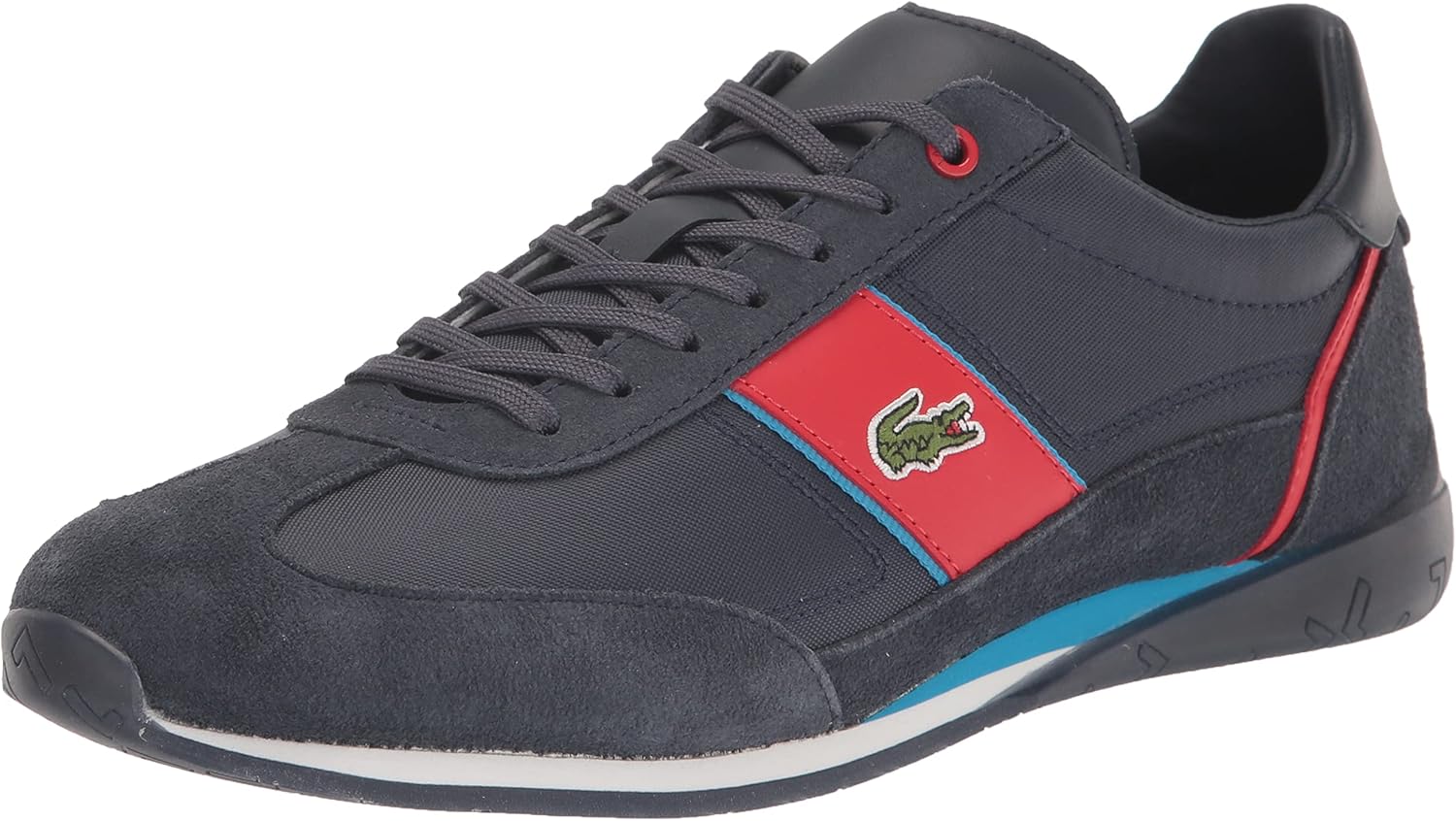 Lacoste мужские угловые кроссовки, Navy Blue/Red
Lacoste мужские угловые кроссовки, Navy Blue/Red