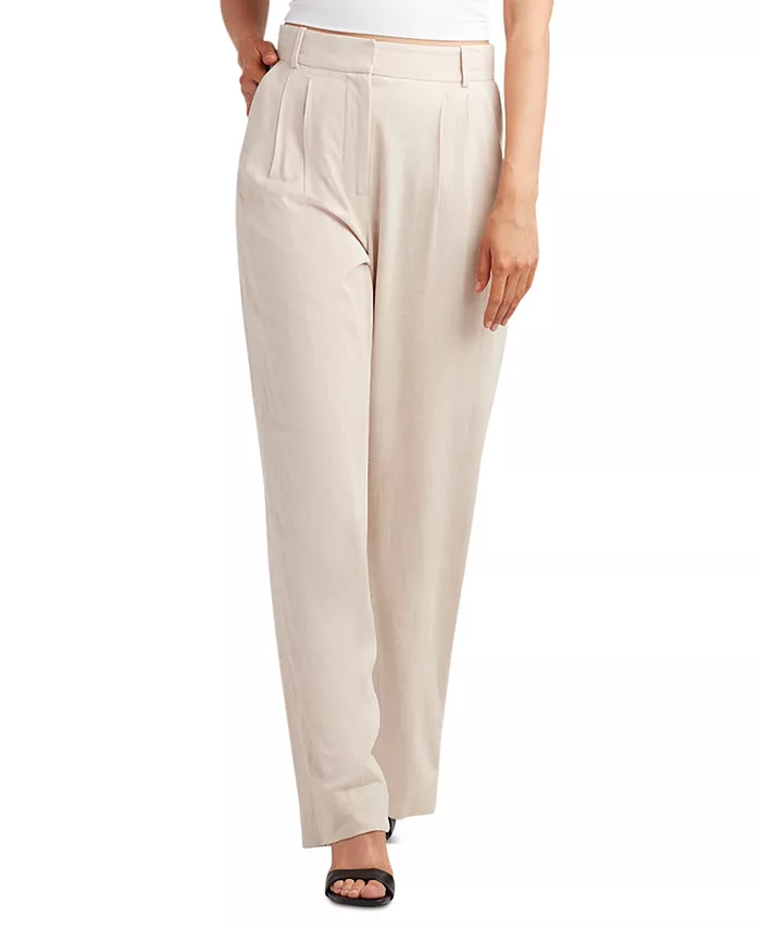 Юношеские брюки с плиссировкой спереди, средней посадкой и широкими штанинами BCX, коричневый/бежевый
Юношеские брюки с плиссировкой спереди, средней посадкой и широкими штанинами BCX, коричневый/бежевый