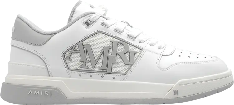 Кроссовки Amiri Classic Low 'Logo - White Grey', белый 
Кроссовки Amiri Classic Low 'Logo - White Grey', белый