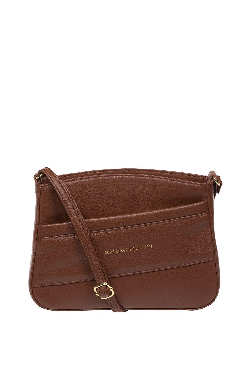 'Helena' Сумка через плечо из кожи наппа Pure Luxuries London, коричневый
'Helena' Сумка через плечо из кожи наппа Pure Luxuries London, коричневый