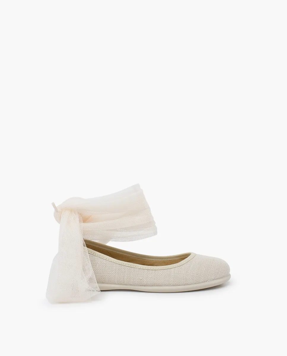 Детские балетки из льна с браслетом и бантом Pisamonas, пастельно-розовый
Детские балетки из льна с браслетом и бантом Pisamonas, пастельно-розовый