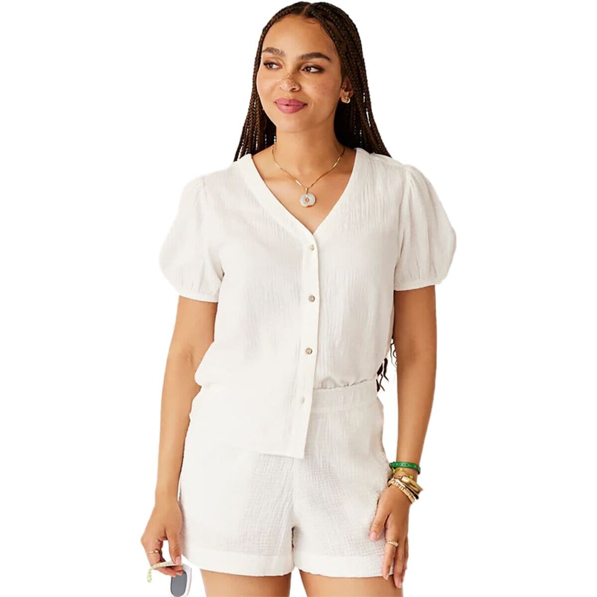 Топ milo gauze Carve Designs, цвет cloud
Топ milo gauze Carve Designs, цвет cloud