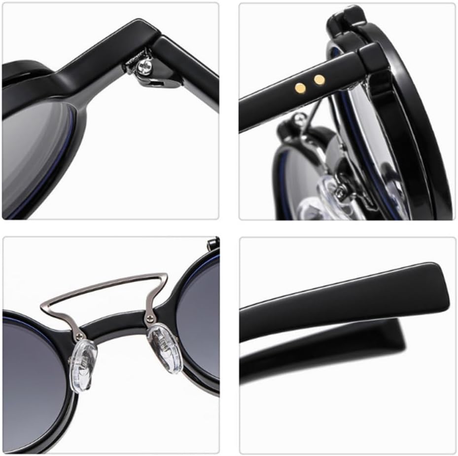 Ретро-панк солнцезащитные очки с двойной откидной крышкой, круглые, для женщин и мужчин, с леопардовым принтом, защитой от УФ-излучения UV400 и заклепками HDUBFY, Orange Leopard Gray
Ретро-панк солнцезащитные очки с двойной откидной крышкой, круглые, для женщин и мужчин, с леопардовым принтом, защитой от УФ-излучения UV400 и заклепками HDUBFY, Orange Leopard Gray