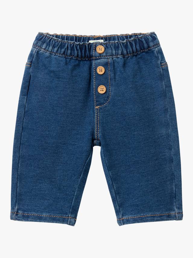 Детские джинсы на пуговицах с эластичной талией Benetton, синий
Детские джинсы на пуговицах с эластичной талией Benetton, синий