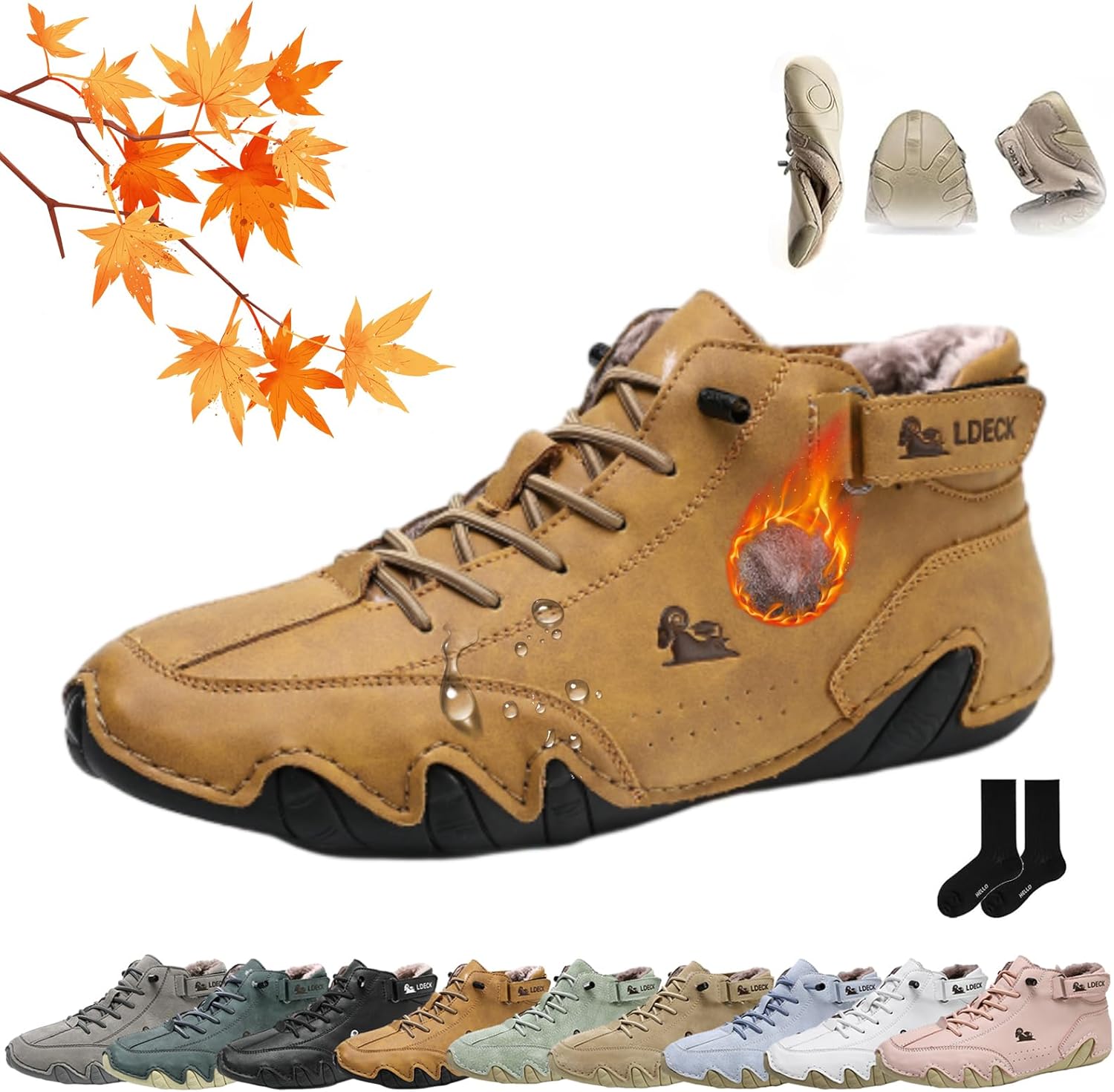 Удобные кожаные ортопедические туфли ручной работы для мужчин и женщин, комфортные для активного отдыха, с поддержкой свода стопы, водонепроницаемые и дышащие, на флисовой подкладке, для ходьбы и вождения. Плоские кроссовки Wxdstw, коричневый
Удобные кожаные ортопедические туфли ручной работы для мужчин и женщин, комфортные для активного отдыха, с поддержкой свода стопы, водонепроницаемые и дышащие, на флисовой подкладке, для ходьбы и вождения. Плоские кроссовки Wxdstw, коричневый