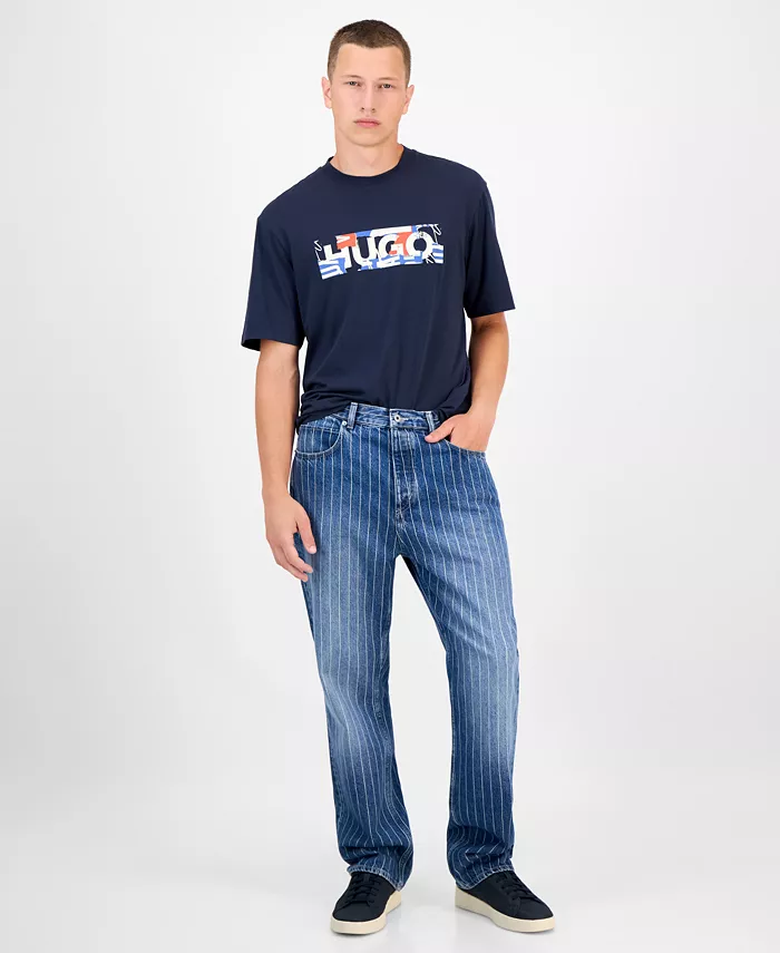 Мужские джинсы Nate Faded Stripe из хлопка Hugo Boss, синий
Мужские джинсы Nate Faded Stripe из хлопка Hugo Boss, синий