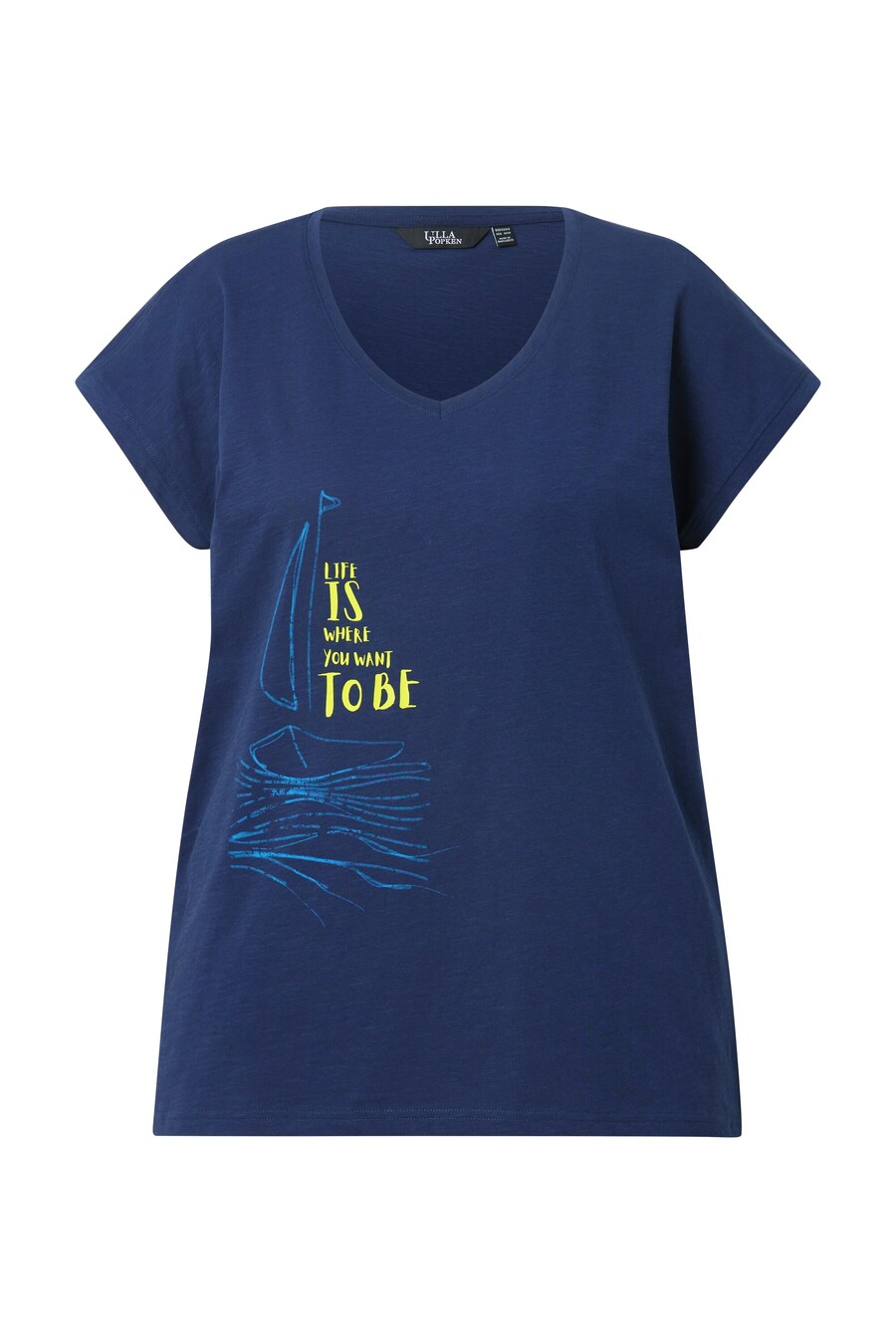 Рубашка Ulla Popken, темно-синий
Рубашка Ulla Popken, темно-синий