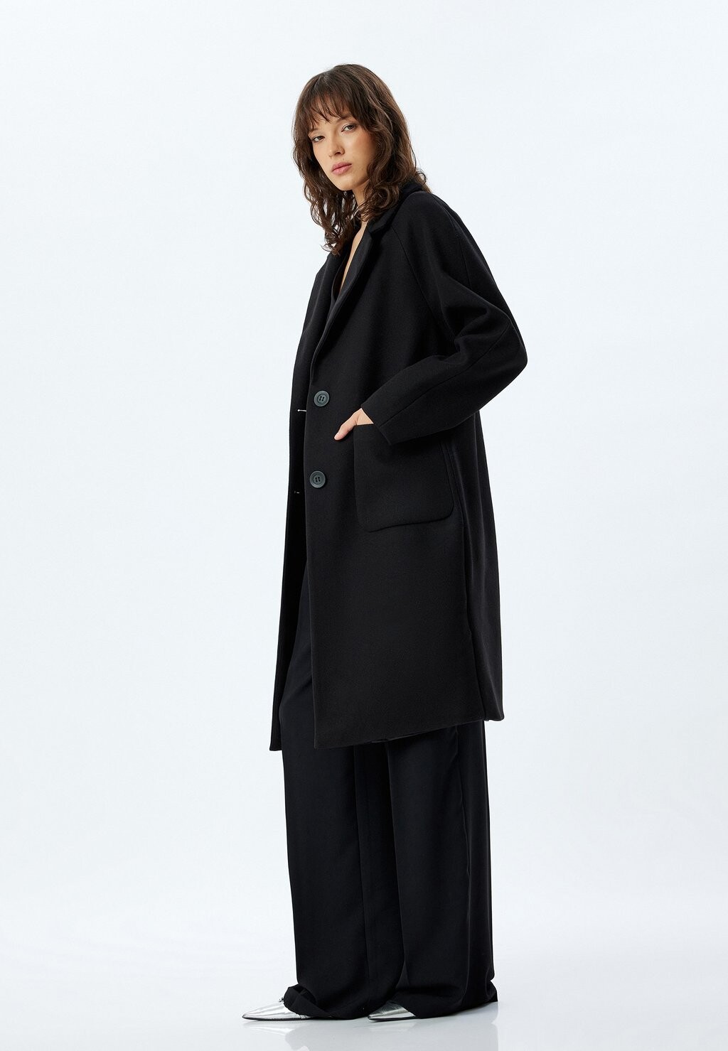 Классическое пальто LONG Koton, черный
Классическое пальто LONG Koton, черный