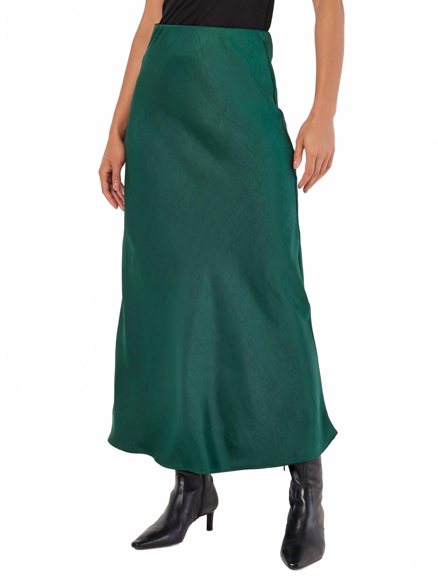 Зеленая атласная юбка миди APRICOT
Зеленая атласная юбка миди APRICOT