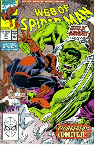 Web of Spider-Man #69 : Guest Sarring the Incredible Hulk in "A Subtle Shade of Green" (Marvel Comics) (Marvel Comics)
Web of Spider-Man #69 : Guest Sarring the Incredible Hulk in "A Subtle Shade of Green" (Marvel Comics) (Marvel Comics)