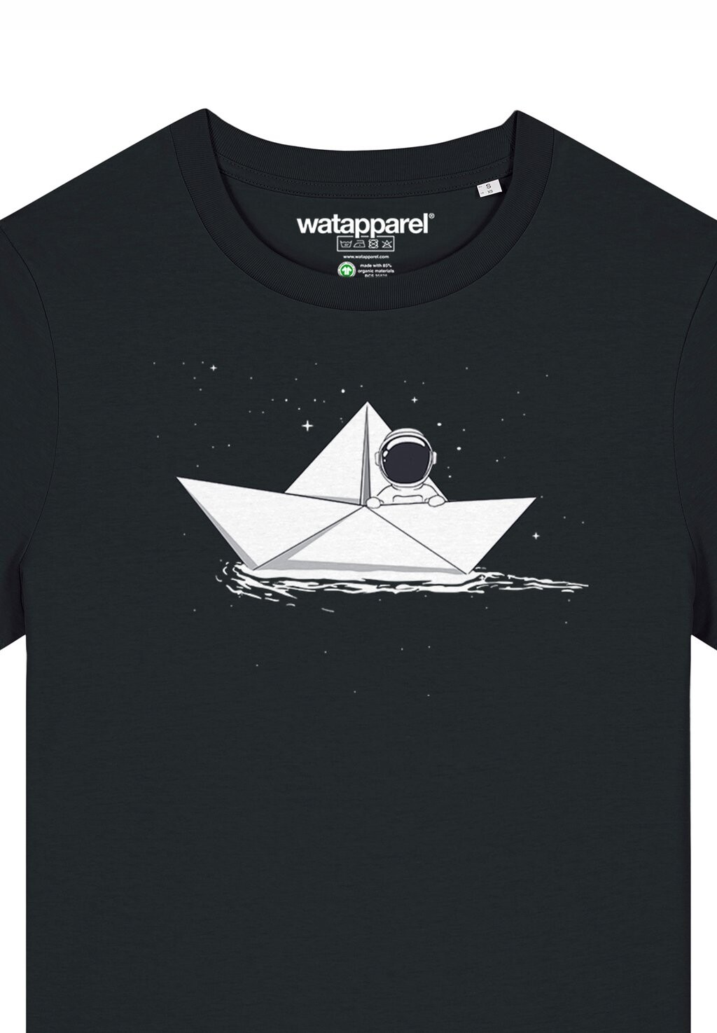 Футболка с принтом watapparel, черный 
Футболка с принтом watapparel, черный