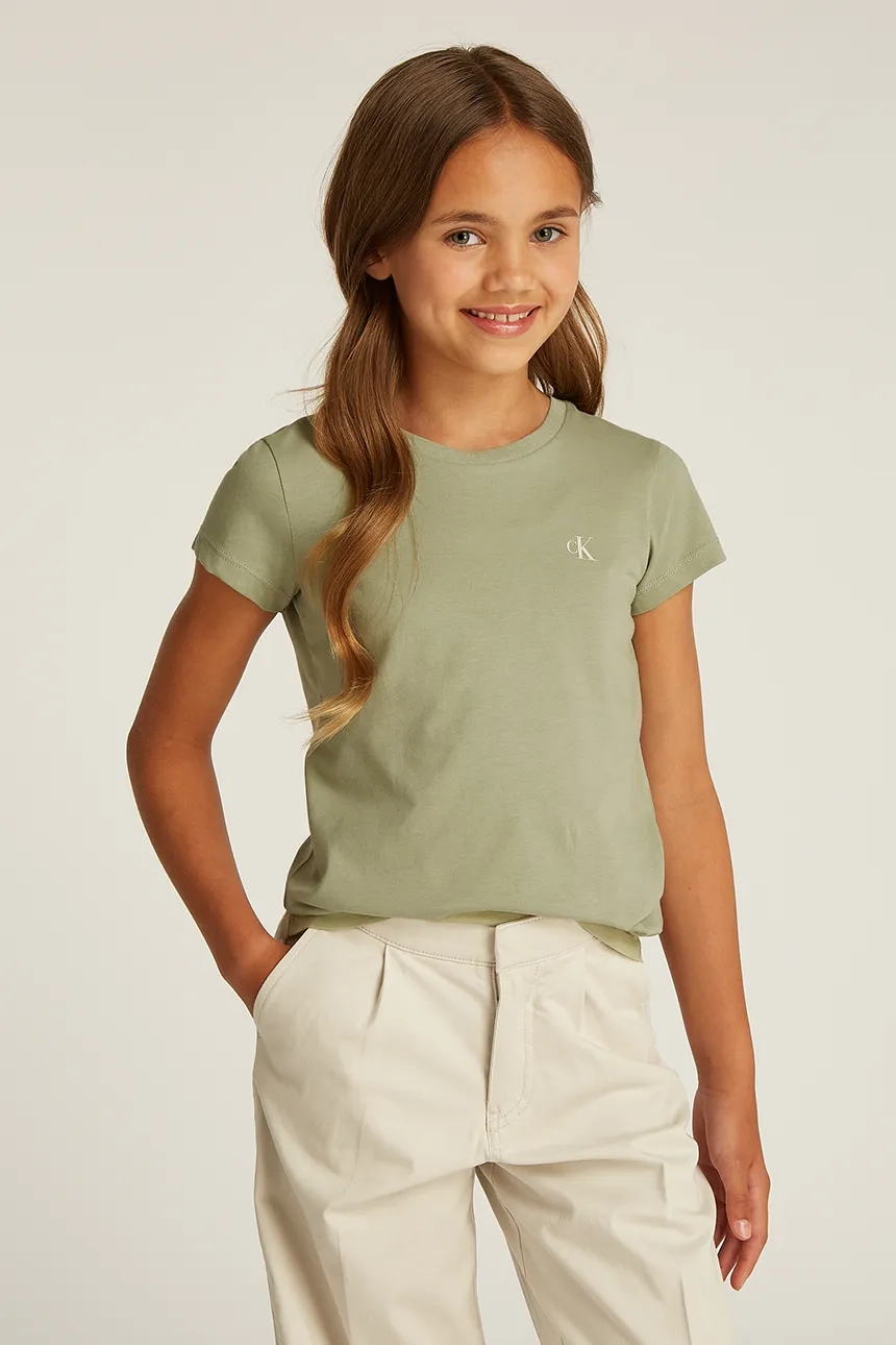 Хлопковая футболка детская 2 шт Calvin Klein Jeans, зеленый
Хлопковая футболка детская 2 шт Calvin Klein Jeans, зеленый