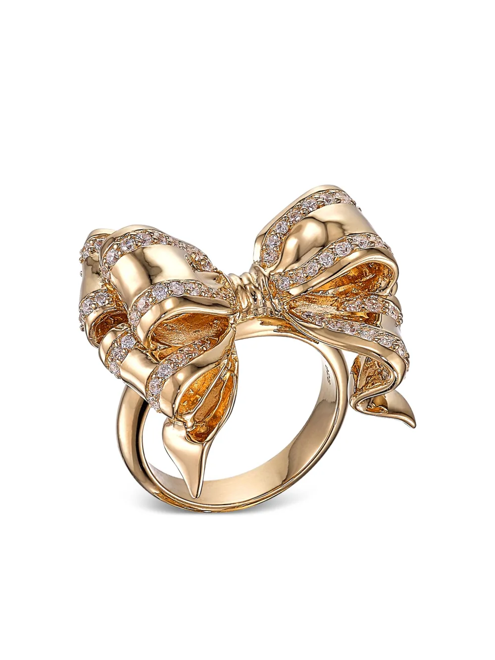 Позолоченное кольцо Bow с бриллиантами Anabela Chan, золотой
Позолоченное кольцо Bow с бриллиантами Anabela Chan, золотой