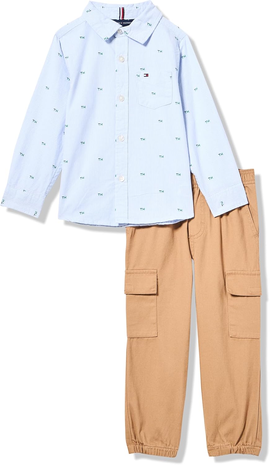 Комплект из двух тканых брюк Tommy Hilfiger для мальчиков, Stripes/Tiger'S Eyes
Комплект из двух тканых брюк Tommy Hilfiger для мальчиков, Stripes/Tiger'S Eyes