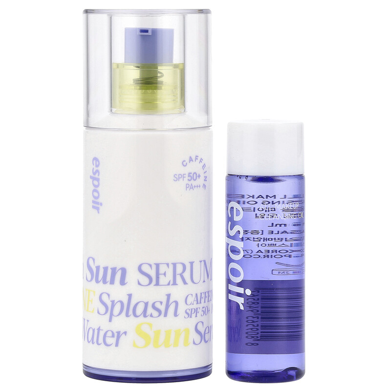 Espoir, Water Splash Sun Serum, SPF 50+ PA +++ и все очищающее масло для макияжа, набор из 2 предметов
Espoir, Water Splash Sun Serum, SPF 50+ PA +++ и все очищающее масло для макияжа, набор из 2 предметов