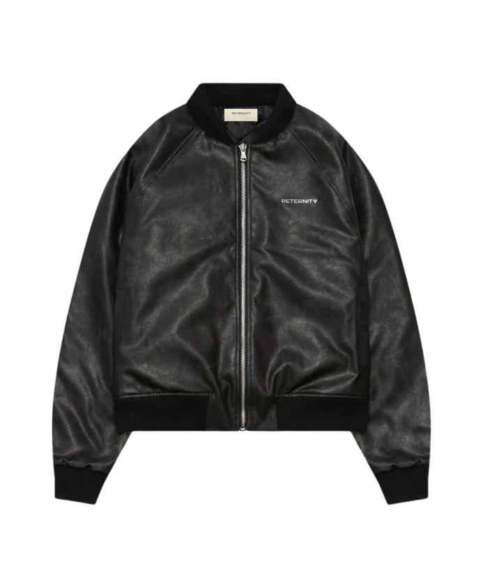 Куртка-Бомбер - из полированной кожи Reternity, черный
Куртка-Бомбер - из полированной кожи Reternity, черный