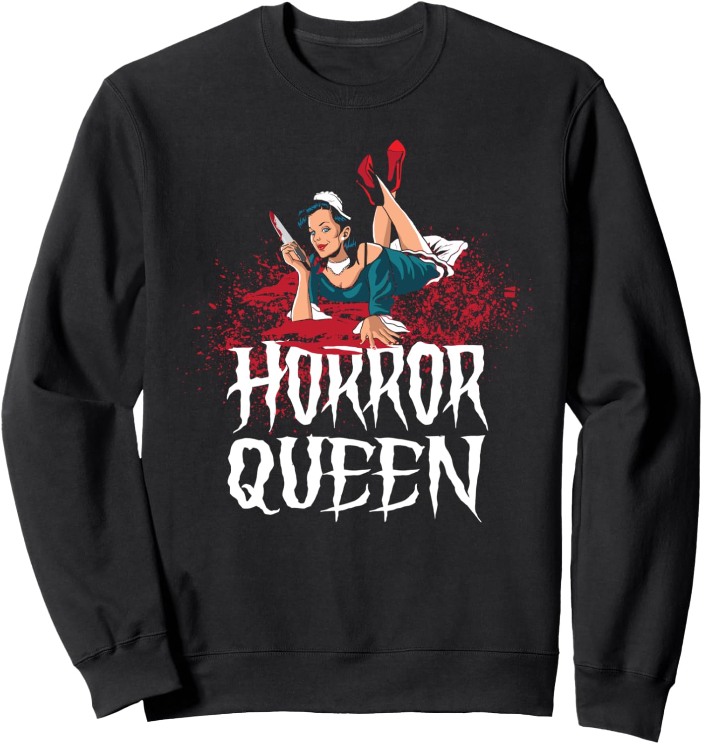 Страшный фильм ужасов, толстовка «Королева ужасов» Vintage Classic Horror Film Slasher Movie Hs0, черный
Страшный фильм ужасов, толстовка «Королева ужасов» Vintage Classic Horror Film Slasher Movie Hs0, черный