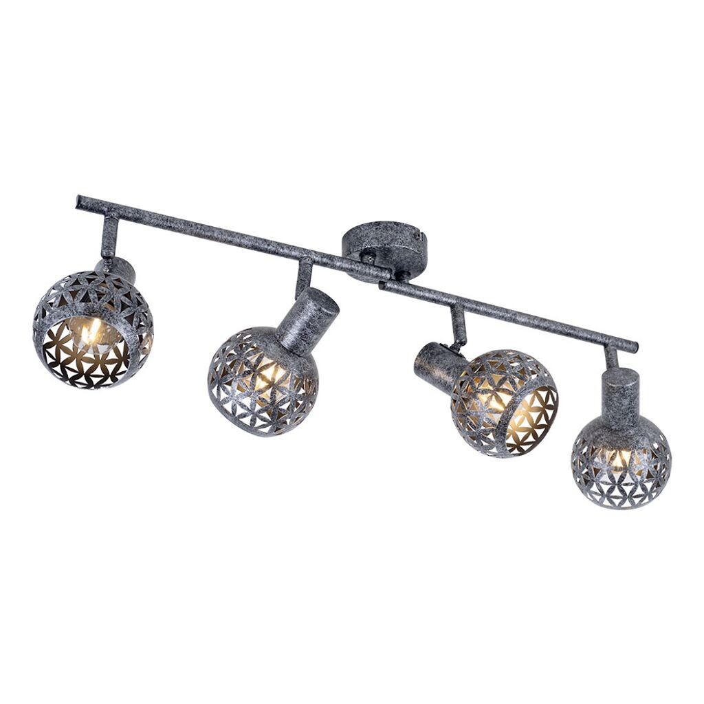 Потолочный светильник, античный серый, подвижные споты, L 75,2 см Globo Lighting
Потолочный светильник, античный серый, подвижные споты, L 75,2 см Globo Lighting