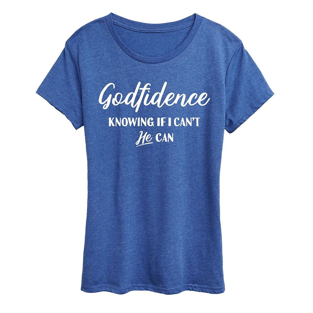 Женская футболка с рисунком Godfidence Licensed Character, цвет Heather Royal Blue
Женская футболка с рисунком Godfidence Licensed Character, цвет Heather Royal Blue