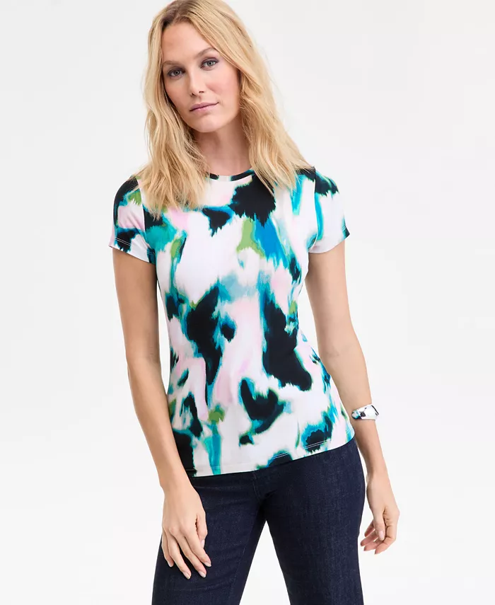 Женская футболка с принтом и коротким рукавом I.N.C. International Concepts, синий
Женская футболка с принтом и коротким рукавом I.N.C. International Concepts, синий