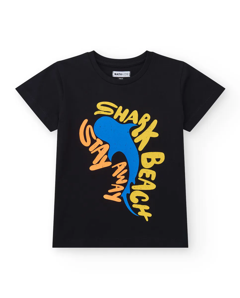 Футболка для мальчика в черном цвете с красочными надписями Tuc tuc, чёрный
Футболка для мальчика в черном цвете с красочными надписями Tuc tuc, чёрный