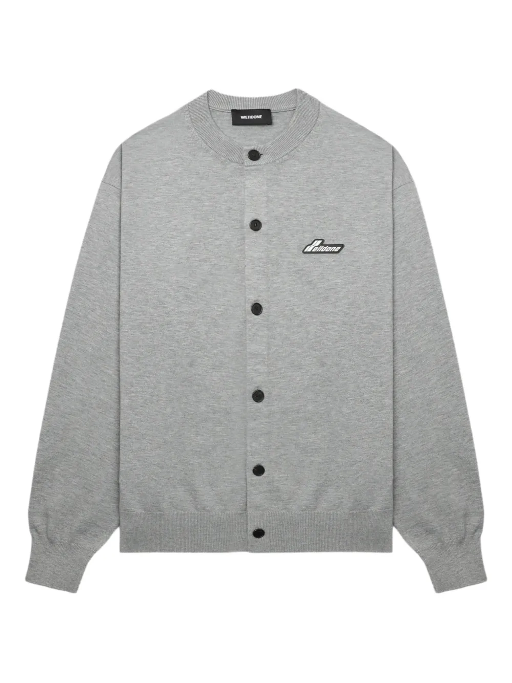 Кардиган с нашивкой-логотипом We11done, серый
Кардиган с нашивкой-логотипом We11done, серый