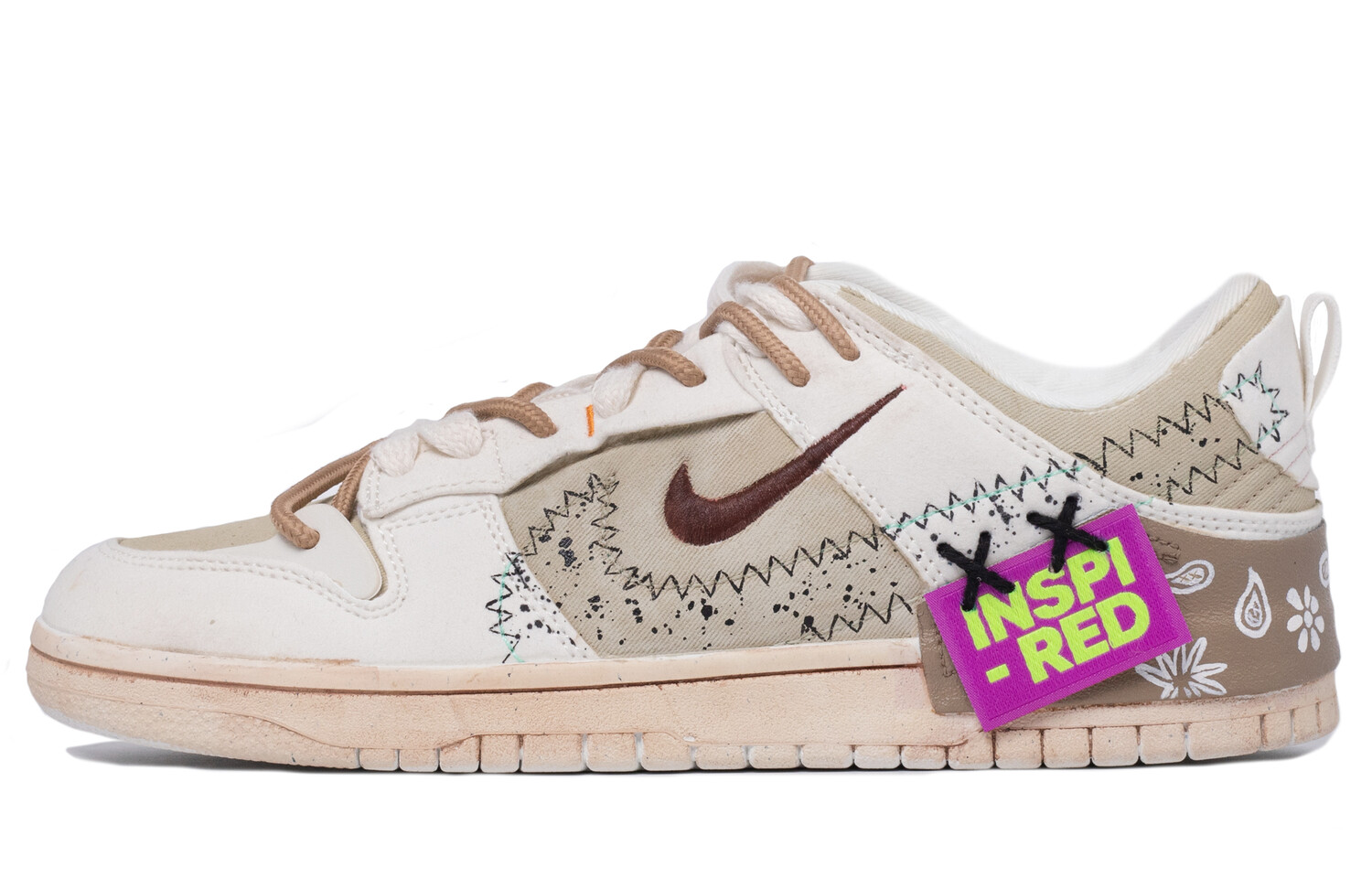 Кроссовки Nike Dunk Disrupt Skateboarding Shoes Women's Low-top White/Brown, коричневый
Кроссовки Nike Dunk Disrupt Skateboarding Shoes Women's Low-top White/Brown, коричневый