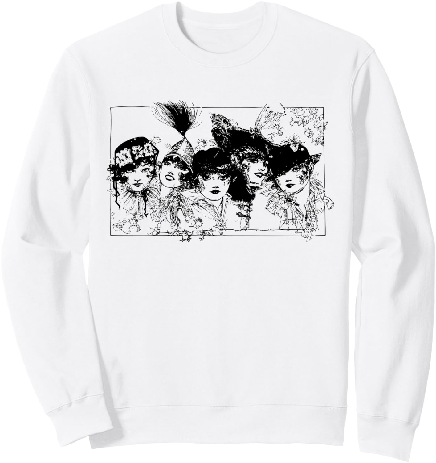 Толстовка с изображением девушек-флэппер 1920-х годов, серая Flapper Tees
Толстовка с изображением девушек-флэппер 1920-х годов, серая Flapper Tees