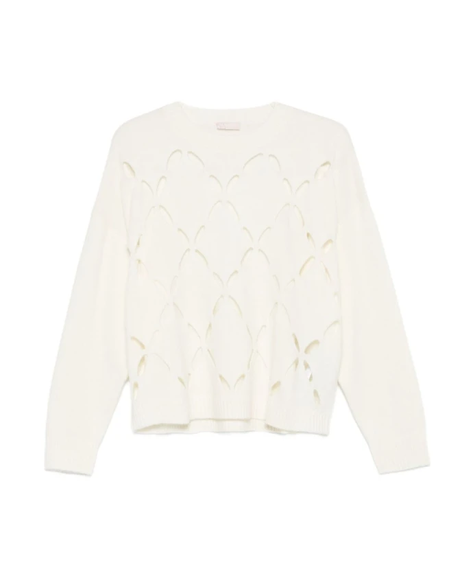 Свитер с круглым вырезом Liu Jo, белый
Свитер с круглым вырезом Liu Jo, белый