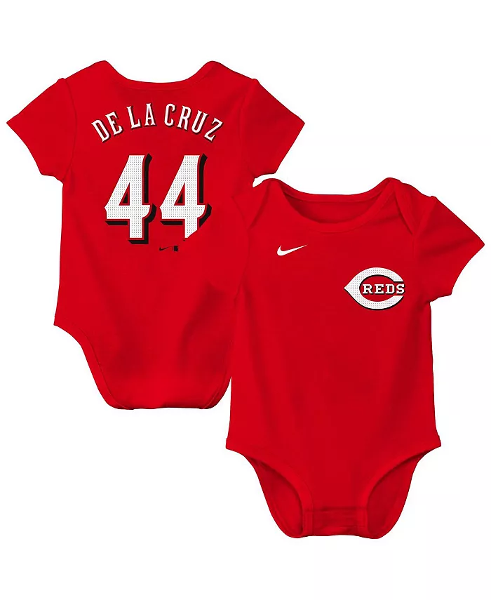 Боди Elly De La Cruz Red Cincinnati Reds для мальчиков и девочек Nike
Боди Elly De La Cruz Red Cincinnati Reds для мальчиков и девочек Nike