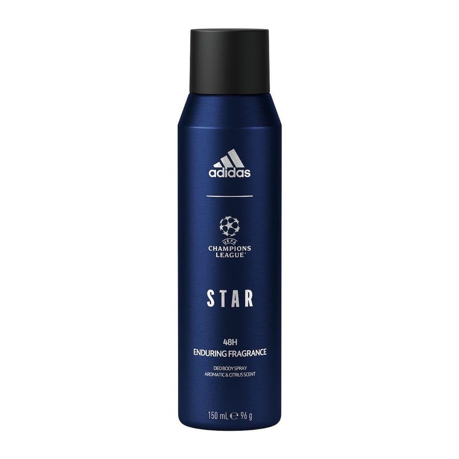 Adidas Uefa Champions League Star мужской дезодорант-антиперспирант 150 мл
Adidas Uefa Champions League Star мужской дезодорант-антиперспирант 150 мл