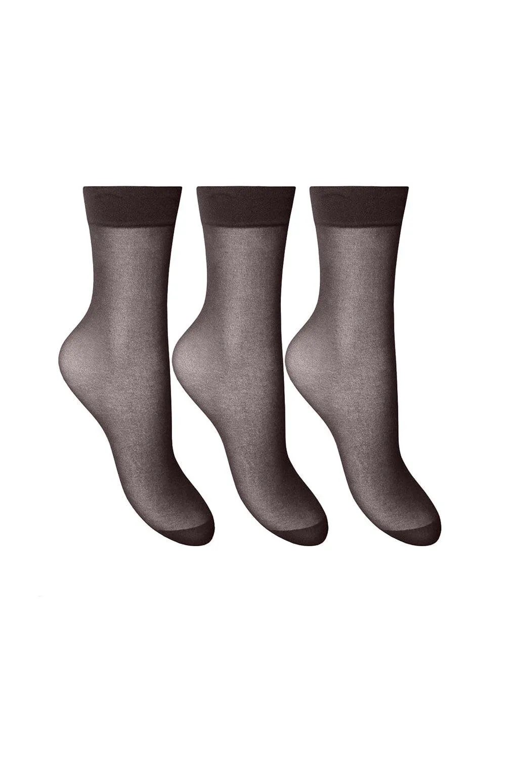 Ножные браслеты (3 пары) Joanna Gray, черный 
Ножные браслеты (3 пары) Joanna Gray, черный