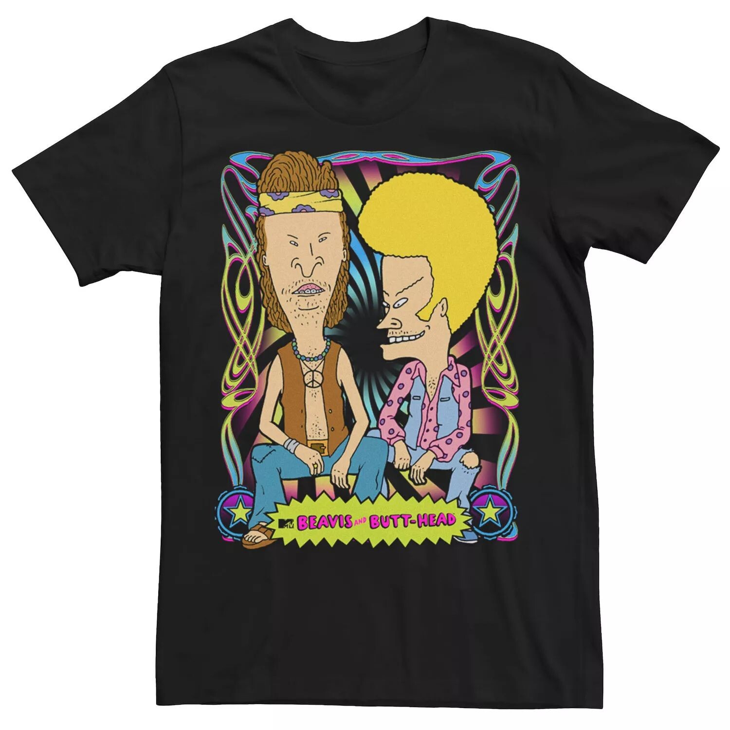 Мужская футболка Beavis And Butthead Psychedilic Groovy Dudes Licensed Character
Мужская футболка Beavis And Butthead Psychedilic Groovy Dudes Licensed Character