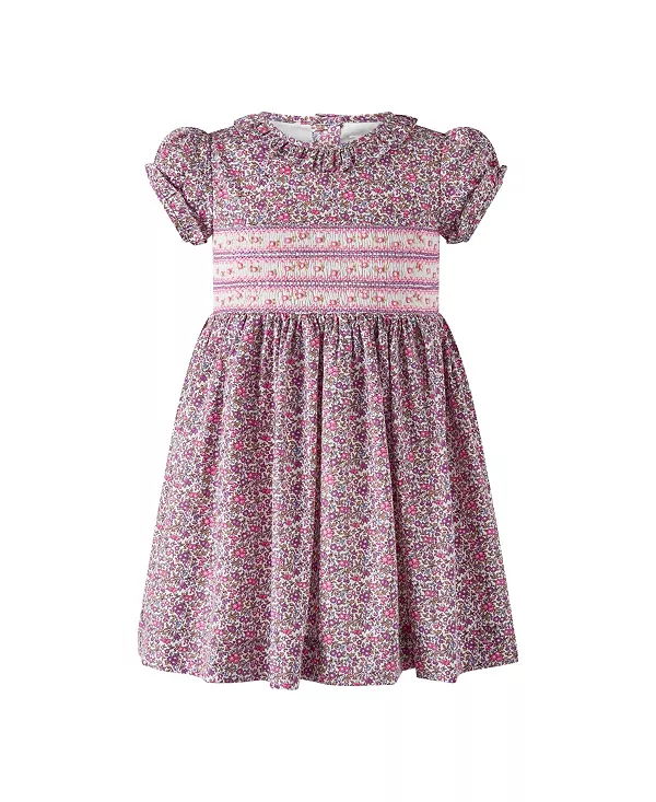 Фиолетовое детское платье с цветочным принтом и сборками - для малышек и девочек постарше. Rachel Riley, фиолетовый
Фиолетовое детское платье с цветочным принтом и сборками - для малышек и девочек постарше. Rachel Riley, фиолетовый