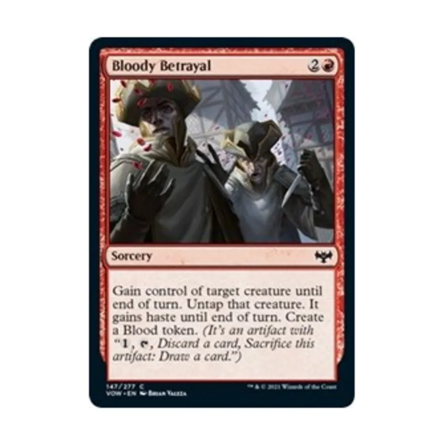 CCG Кровавое предательство (С), MTG - Innistrad: Crimson Vow
CCG Кровавое предательство (С), MTG - Innistrad: Crimson Vow