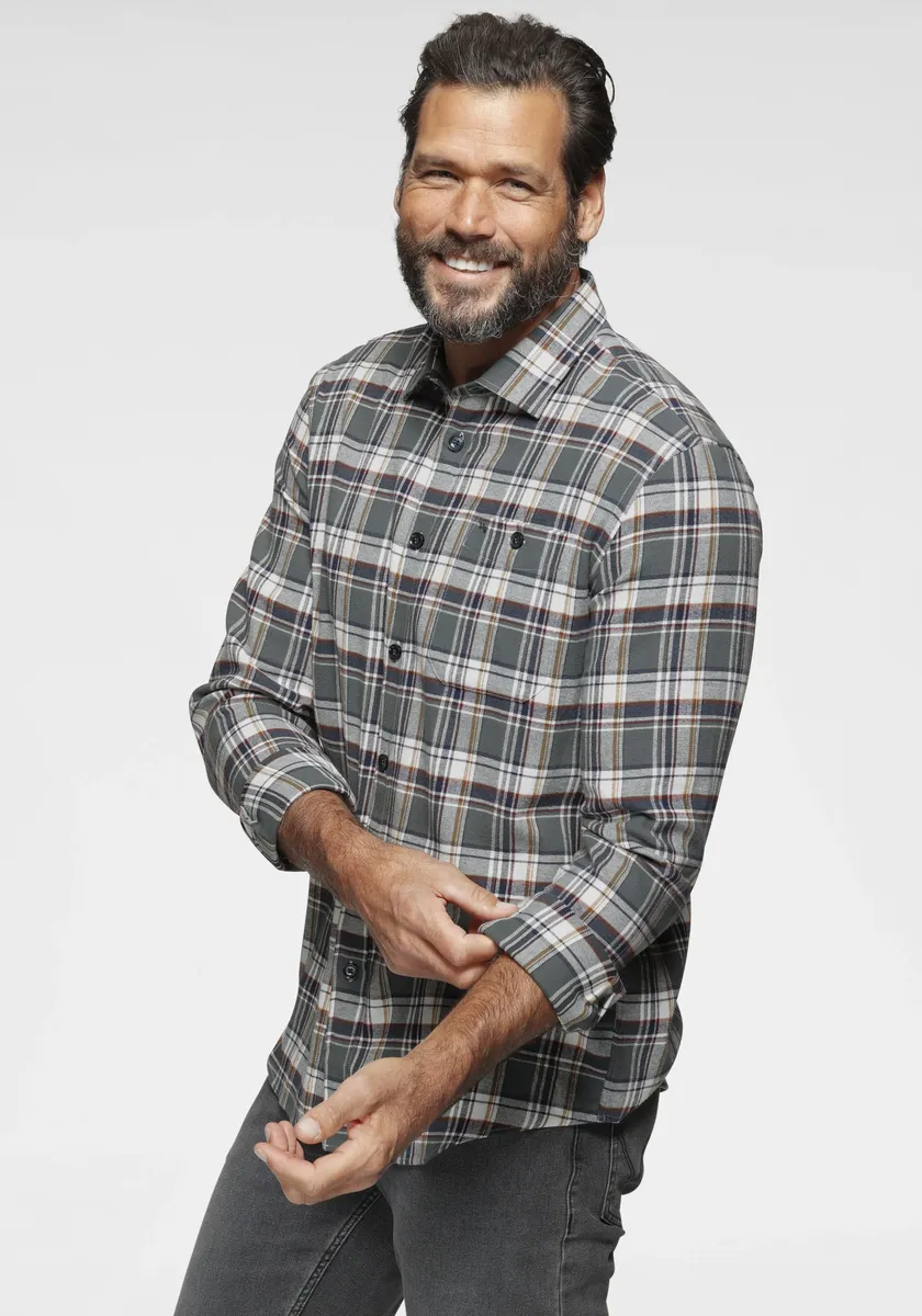 Фланелевая рубашка Man's World в модную крупную клетку, белый
Фланелевая рубашка Man's World в модную крупную клетку, белый