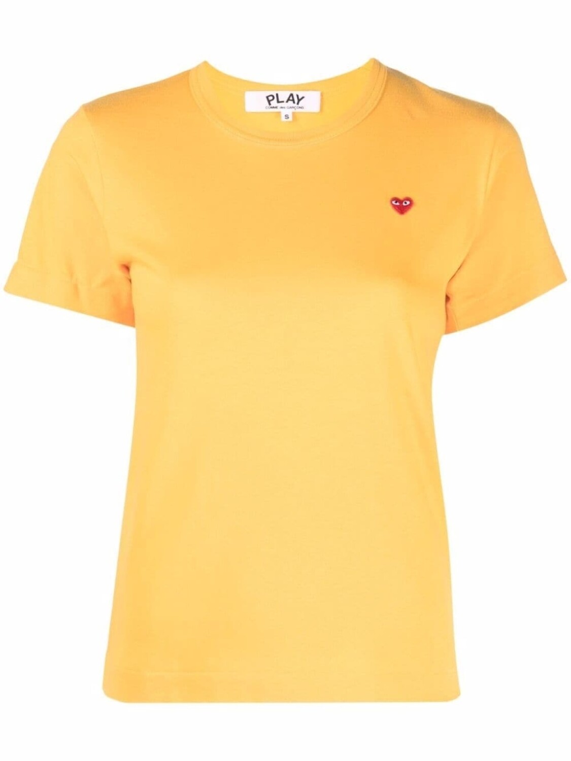 Comme Des Garçons Play футболка с вышитым логотипом, желтый
Comme Des Garçons Play футболка с вышитым логотипом, желтый